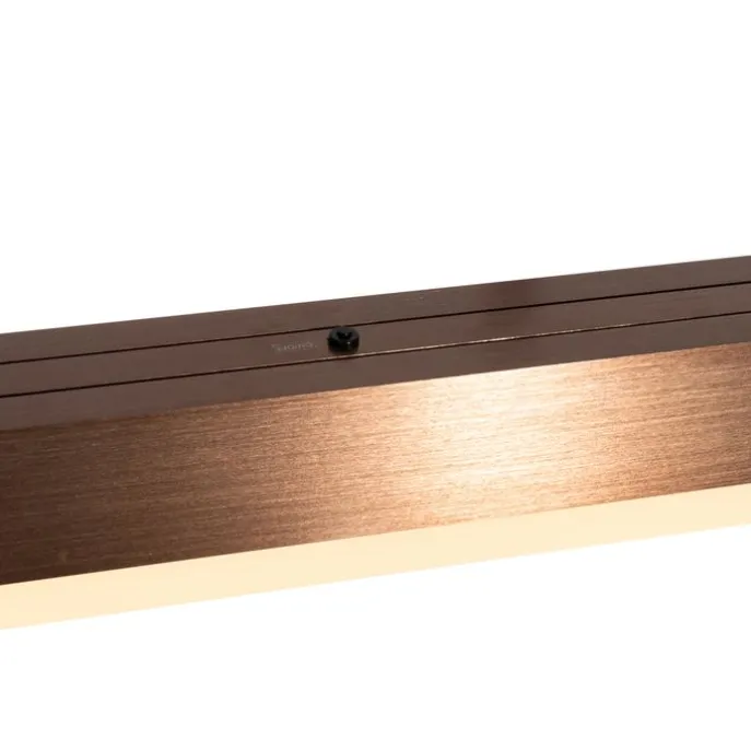 Verstellbare Hängelampe Dunkelbronze inkl. dimmbarer LED - Lamba