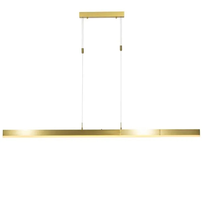 Verstellbare Hängelampe Gold inkl. LED - Lamba