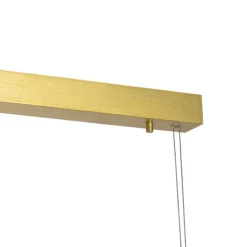 Verstellbare Hängelampe Gold inkl. LED - Lamba