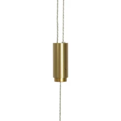 Verstellbare Hängelampe Gold inkl. LED - Lamba