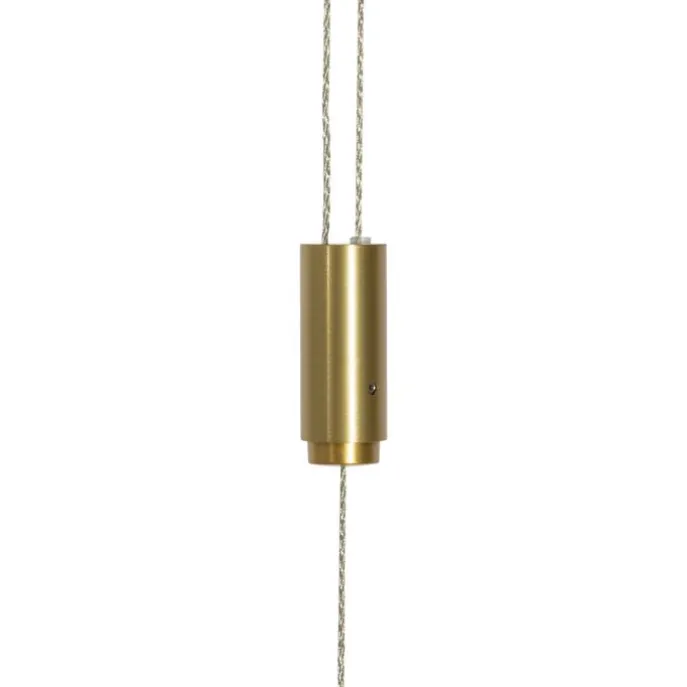 Verstellbare Hängelampe Gold inkl. LED - Lamba