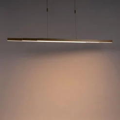 Verstellbare Messing Hängelampe dimm to warm inkl. LED - Juliet