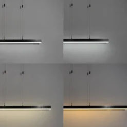 Verstellbare Pendelleuchte Schwarz inkl. dimmbarer LED - Lamba