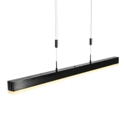 Verstellbare Pendelleuchte Schwarz inkl. dimmbarer LED - Lamba