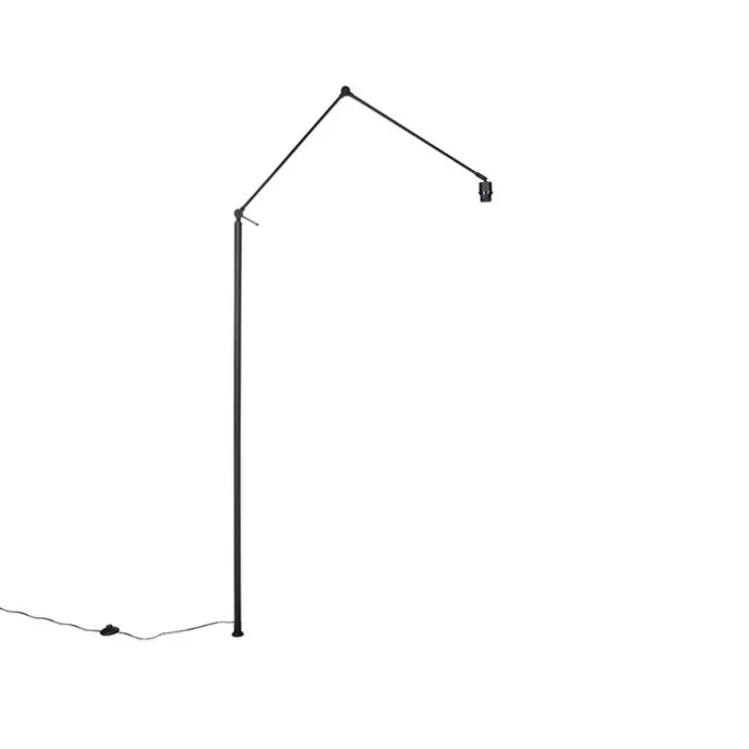 Verstellbarer Arm schwarz ohne Fuß für Stehleuchte - Editor