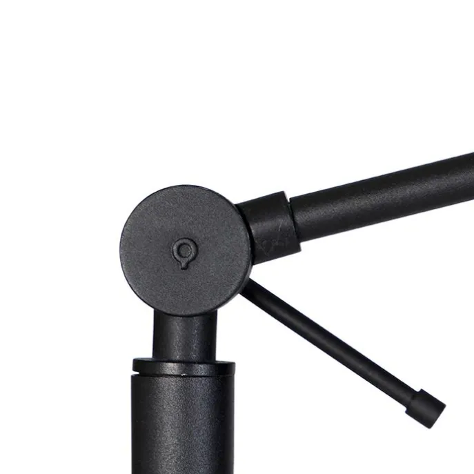 Verstellbarer Arm schwarz ohne Fuß für Stehleuchte - Editor