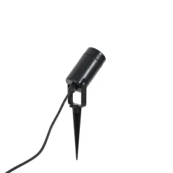 Verstellbarer schwarzer Spike-Strahler IP65 - Solo Eco