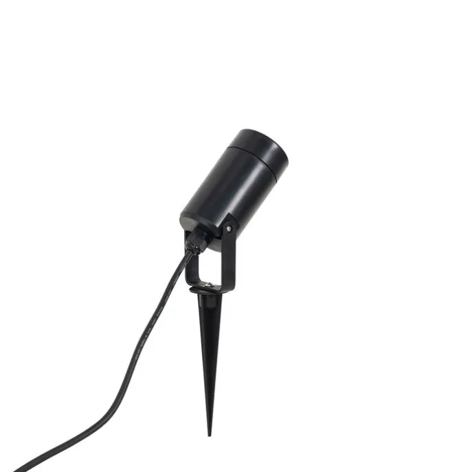 Verstellbarer schwarzer Spike-Strahler IP65 - Solo Eco