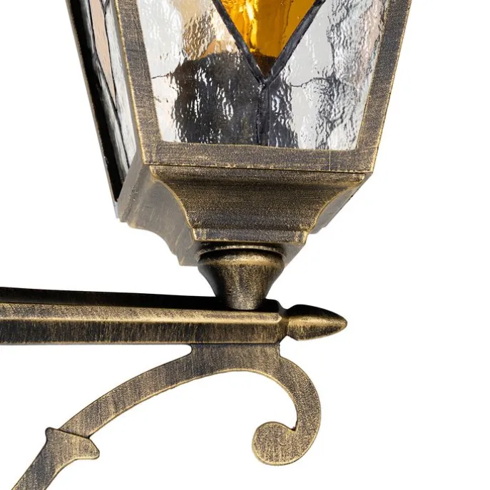 Vintage Außenlaterne Antikgold 240 cm 2-flammig - Antigua