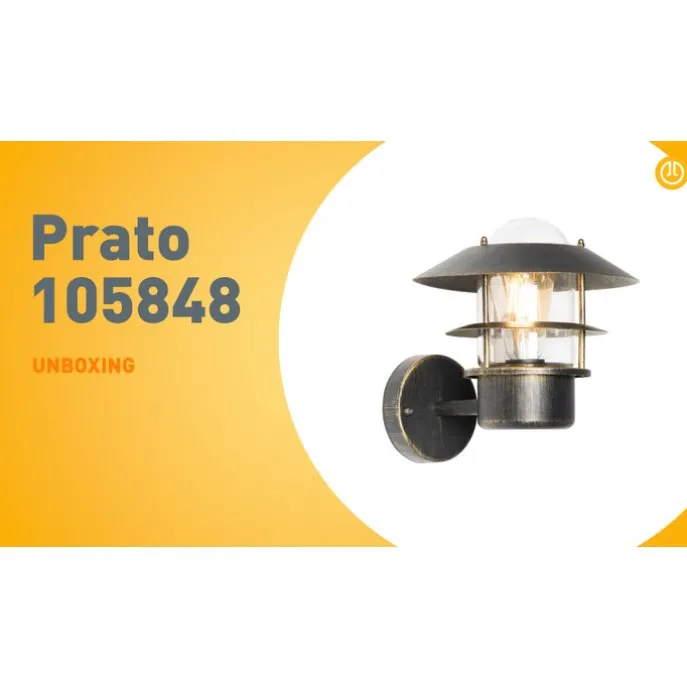 Vintage Außenwandleuchte Antikgold IP44 - Prato