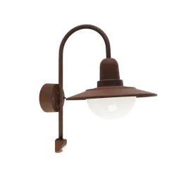 Vintage Außenwandleuchte braun IP44 Bewegungsmelder - Herman