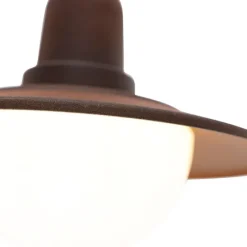 Vintage Außenwandleuchte braun IP44 Bewegungsmelder - Herman