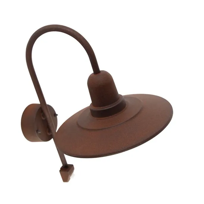 Vintage Außenwandleuchte braun IP44 Bewegungsmelder - Herman