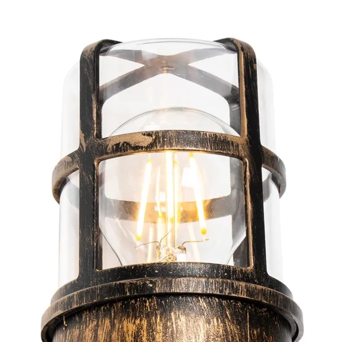 Vintage Außenwandleuchte Messing IP54 20,8 cm - Kiki