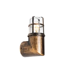 Vintage Außenwandleuchte Messing IP54 20,8 cm - Kiki