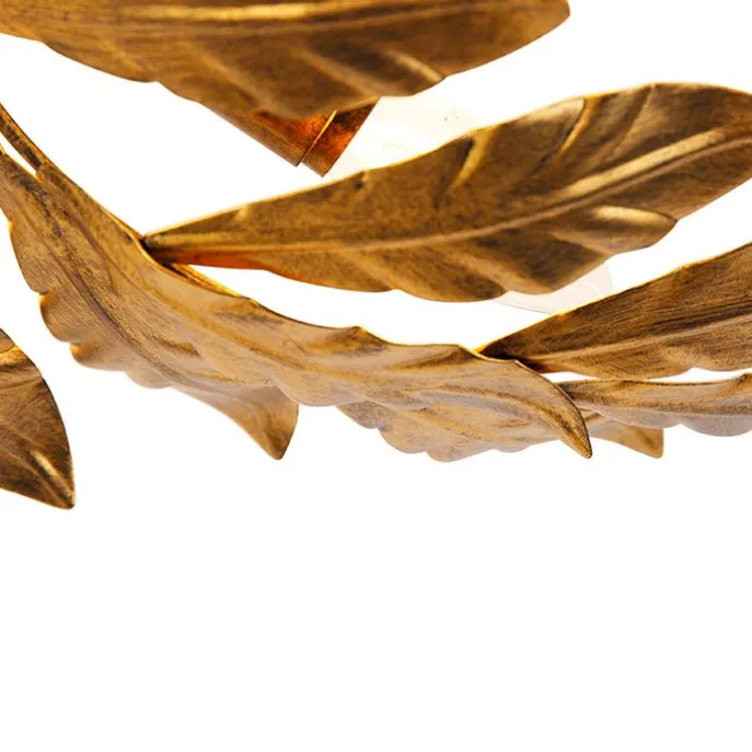 Vintage Deckenlampe Antik Gold 5-flammig - Linde