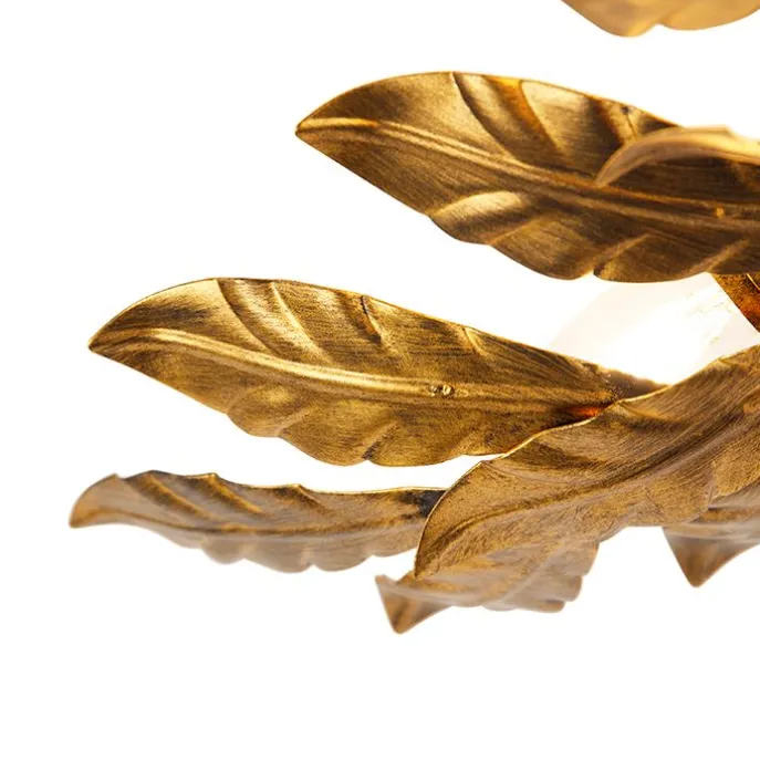 Vintage Deckenlampe Antik Gold 5-flammig - Linde