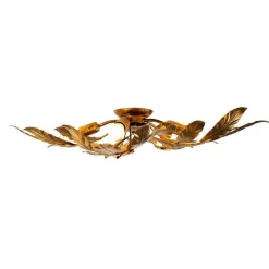 Vintage Deckenlampe Antik Gold 5-flammig - Linde