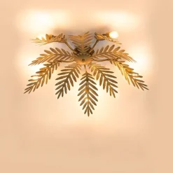 Vintage Deckenleuchte 5-flammig Gold - Botanica