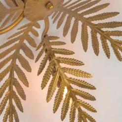 Vintage Deckenleuchte 5-flammig Gold - Botanica