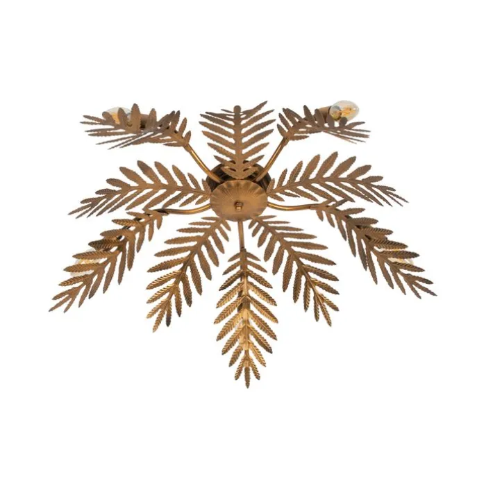 Vintage Deckenleuchte 5-flammig Gold - Botanica
