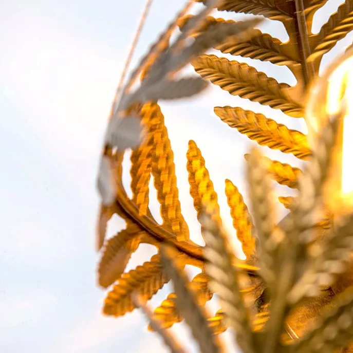 Vintage Deckenleuchte Gold 24 cm - Botanica