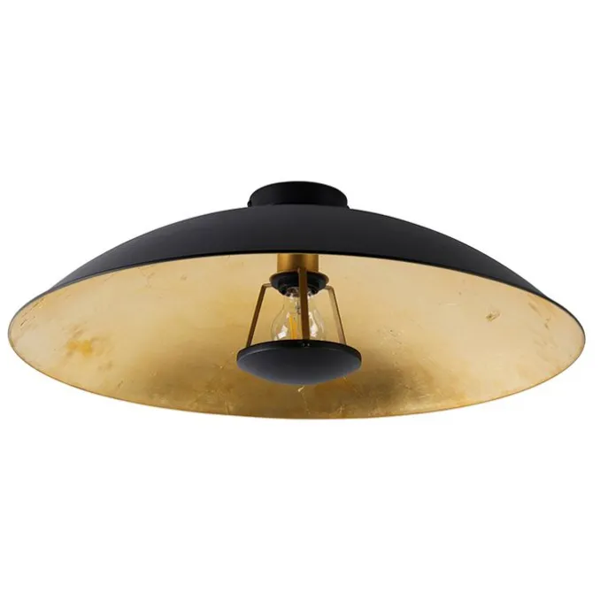 Vintage Deckenleuchte schwarz mit Gold 60 cm - Emilienne Novo