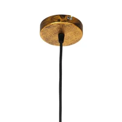 Vintage Hängelampe Antik Gold 40 cm - Linde