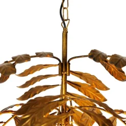 Vintage Hängelampe Antik Gold 60 cm - Linde