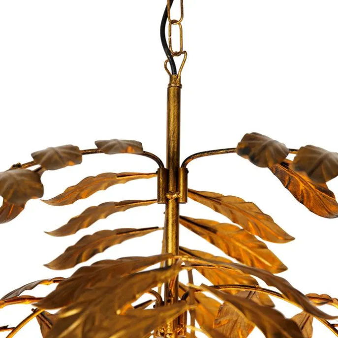 Vintage Hängelampe Antik Gold 60 cm - Linde