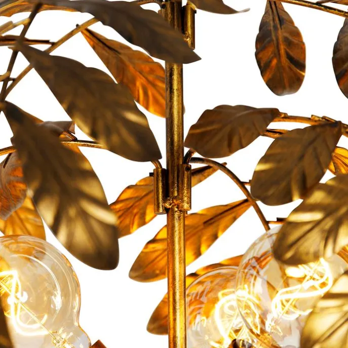 Vintage Hängelampe Antik Gold 60 cm - Linde