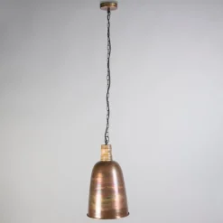 Vintage Hängelampe Kupfer mit Gold - Burn 1