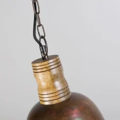 Vintage Hängelampe Kupfer mit Gold - Burn 1