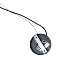 Vintage Hängelampe schwarz mit Gold 60 cm - Emilienne Novo