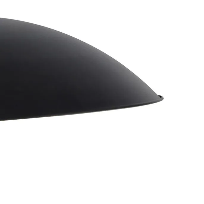 Vintage Hängelampe schwarz mit Gold 60 cm - Emilienne Novo