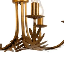 Vintage Kronleuchter Gold 5-Licht - Botanica