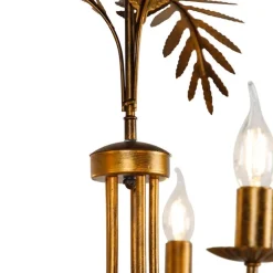 Vintage Kronleuchter Gold 5-Licht - Botanica