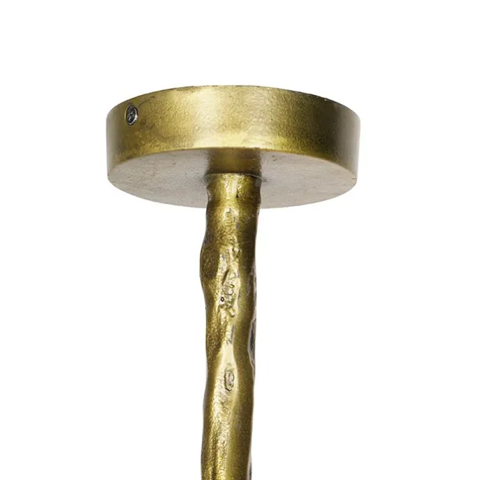 Vintage Messing Deckenlampe 2-flammig - Papegoje