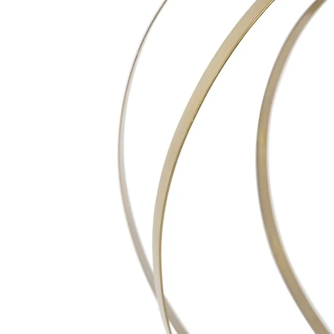 Vintage Messing Drehbare Hängelampe - Rings