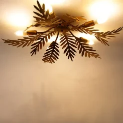 Vintage Smart Deckenleuchte Gold 70 cm inkl. 5 WiFi B35 - Botanica