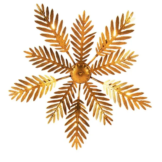 Vintage Smart Deckenleuchte Gold 70 cm inkl. 5 WiFi B35 - Botanica