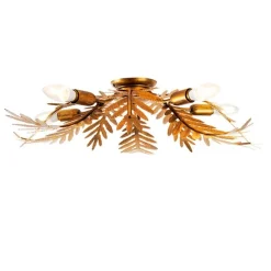 Vintage Smart Deckenleuchte Gold 70 cm inkl. 5 WiFi B35 - Botanica