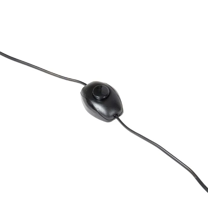 Vintage Stehlampe Antik Gold 32 cm ohne Schirm - Linde