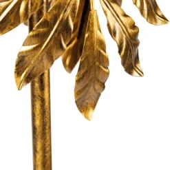 Vintage Stehlampe Antik Gold 32 cm ohne Schirm - Linde