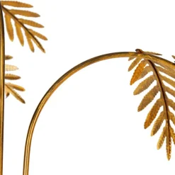 Vintage Stehlampe Antik Gold 3-flammig groß - Botanica