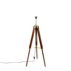 Vintage Stehlampe Messingstativ - Cortin