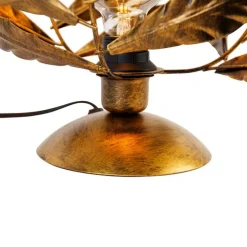 Vintage Tischlampe Antik Gold 30 cm - Linde