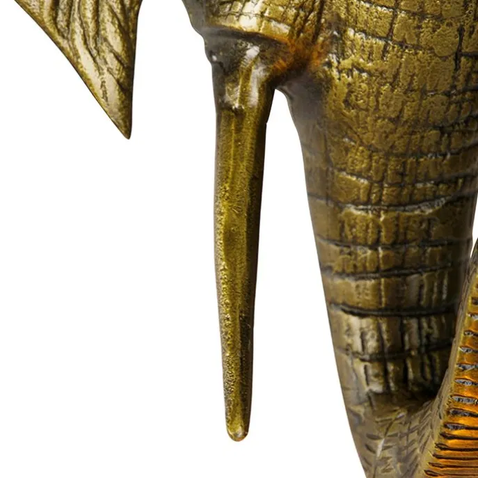 Vintage Wandlampe gold - Elefant