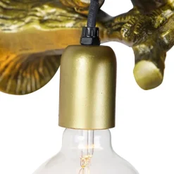 Vintage Wandlampe Messing - Tucan