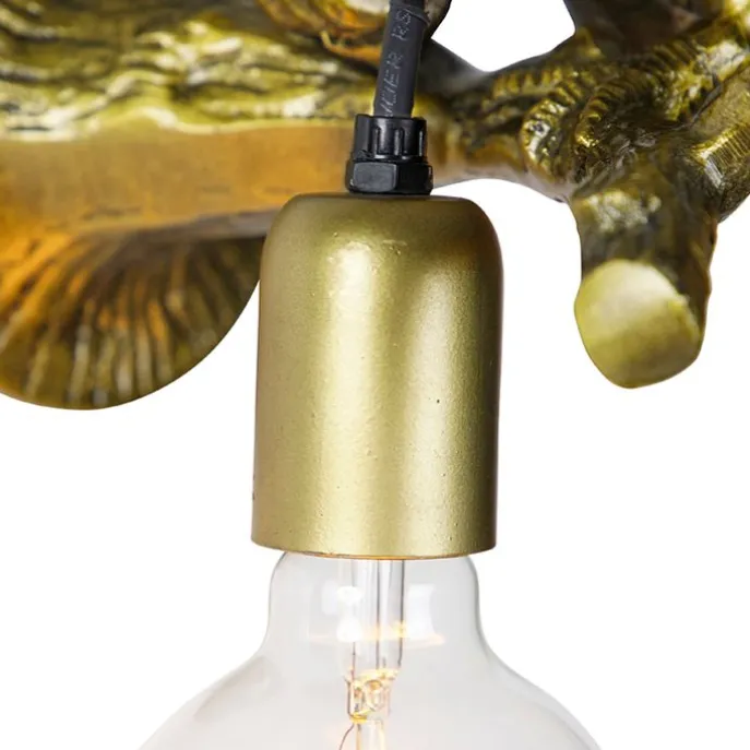 Vintage Wandlampe Messing - Tucan